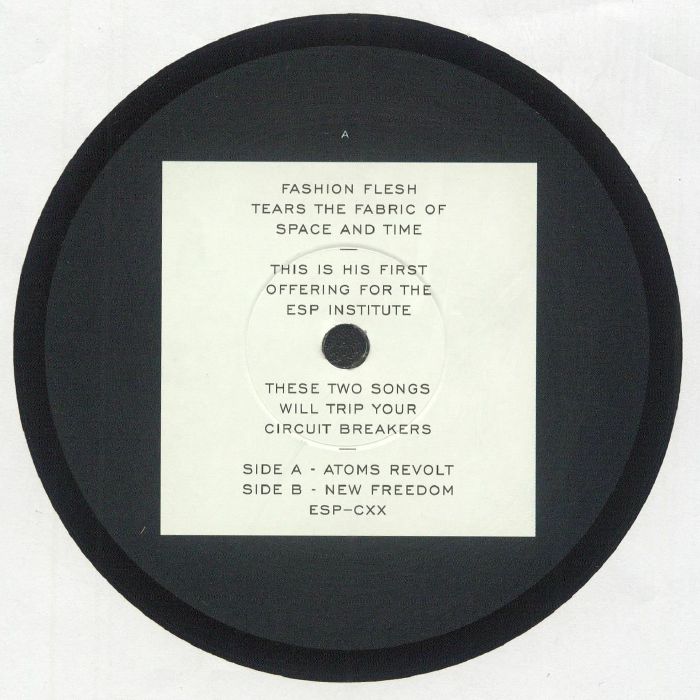 FASHION FLESH - Atoms Revolt vinyl sleeve