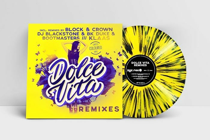 PARIS, Ryan - Dolce Vita (remixes) vinyl sleeve