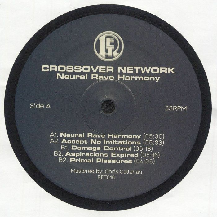 CROSSOVER NETWORK - Neural Rave Harmony vinyl sleeve