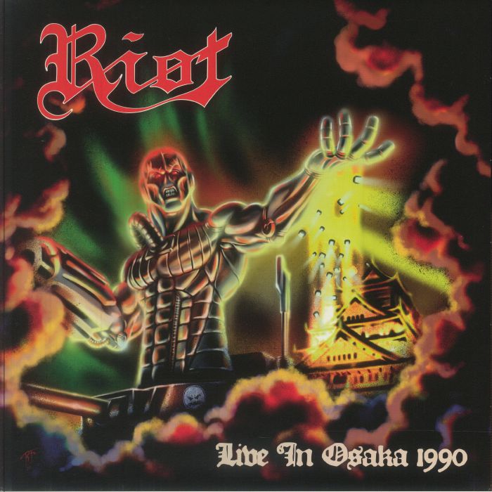 RIOT - Live In Osaka 1990 vinyl sleeve