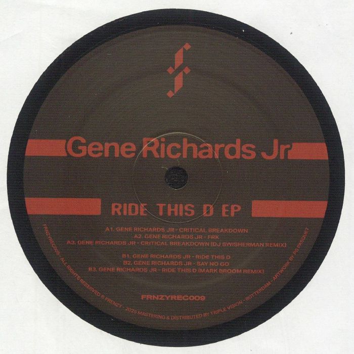 RICHARDS, Gene Jr - Ride This D EP vinyl sleeve