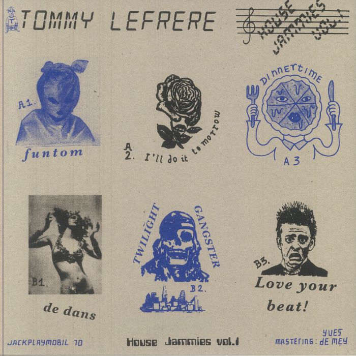 LEFRERE, Tommy - House Jammies Vol 1 vinyl sleeve