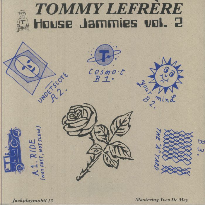 LEFRERE, Tommy - House Jammies Vol 2 vinyl sleeve