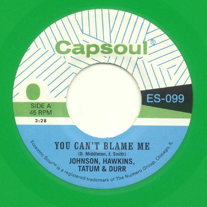 JOHNSON HAWKINS TATUM & DURR - You Can't Blame Me (reissue) vinyl sleeve