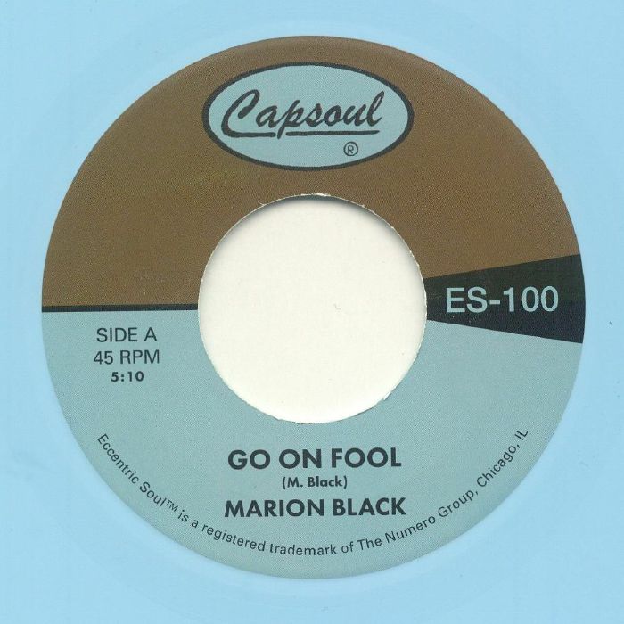 BLACK, Marion - Go On Fool (reissue) vinyl sleeve