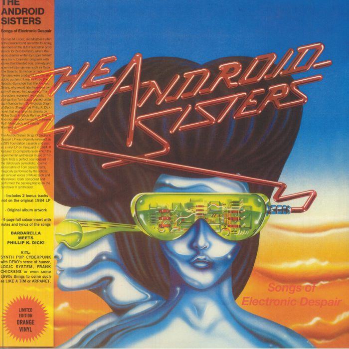 ANDROID SISTERS, The - Songs Of Electronic Despair (reissue) vinyl sleeve