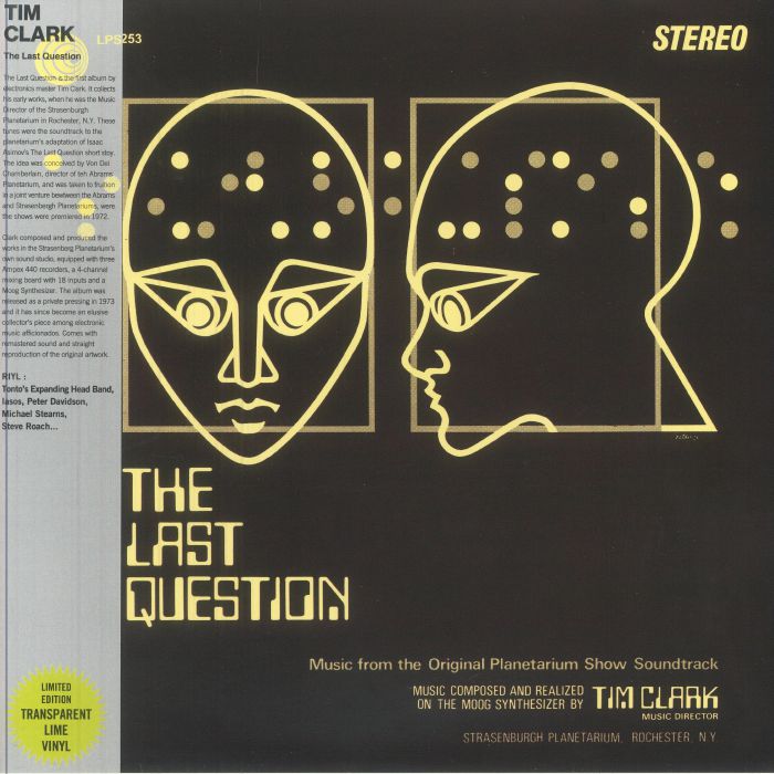 CLARK, Tim - The Last Question (reissue) vinyl sleeve
