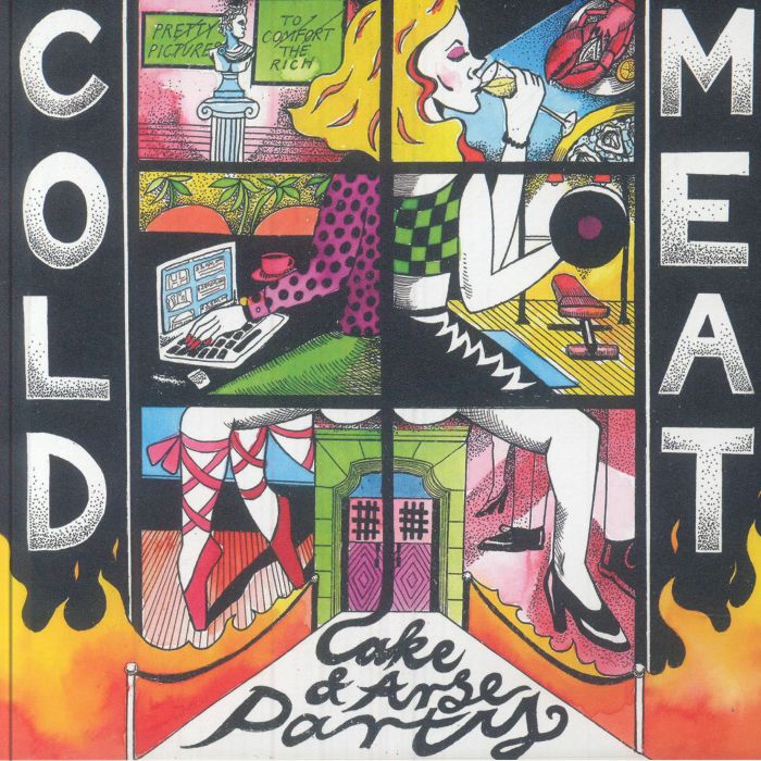 COLD MEAT - Cake & Arse Party vinyl sleeve
