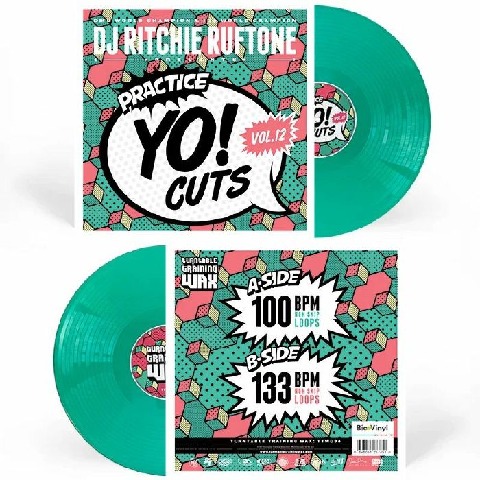 DJ RICHIE RUFFTONE - Practice Yo! Cuts Vol 12 vinyl sleeve