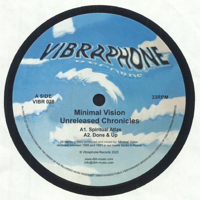 MINIMAL VISION - Unreleased Chronicles vinyl sleeve