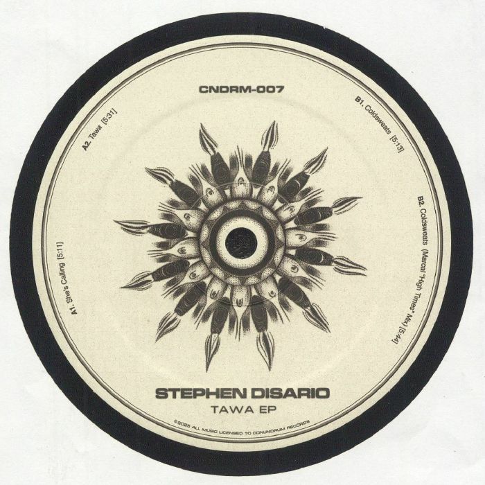 DISARIO, Stephen - Tawa EP vinyl sleeve