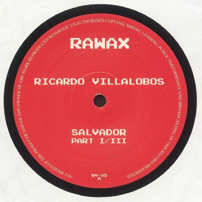 VILLALOBOS, Ricardo - Salvador Part 1/3 vinyl sleeve
