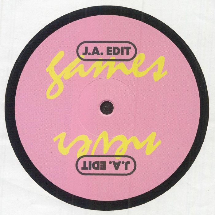 DJ JA - Edits 01 vinyl sleeve