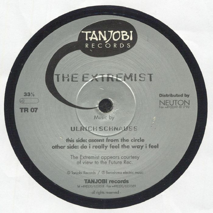 EXTREMIST, The - Ascent From The Circle vinyl sleeve