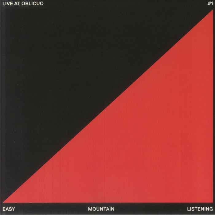 EASY MOUNTAIN LISTENING - Live At Oblicuo 1 vinyl sleeve