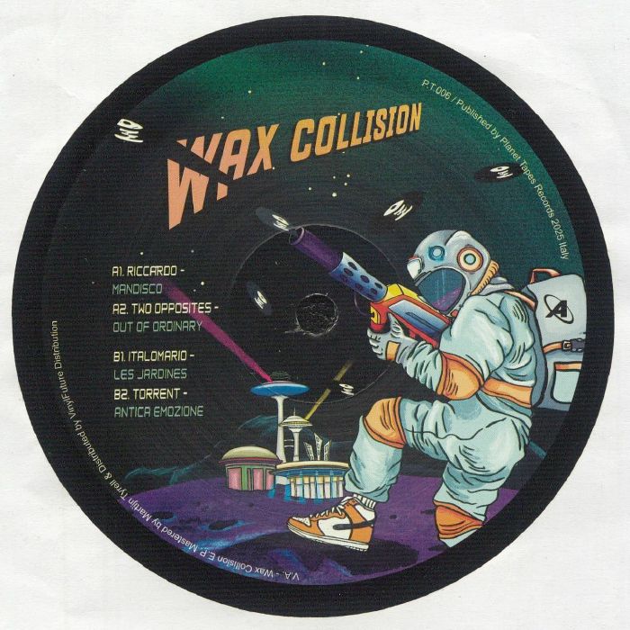 RICCARDO/TWO OPPOSITES/ITALOMARIO/TORRENT - Wax Collision vinyl sleeve