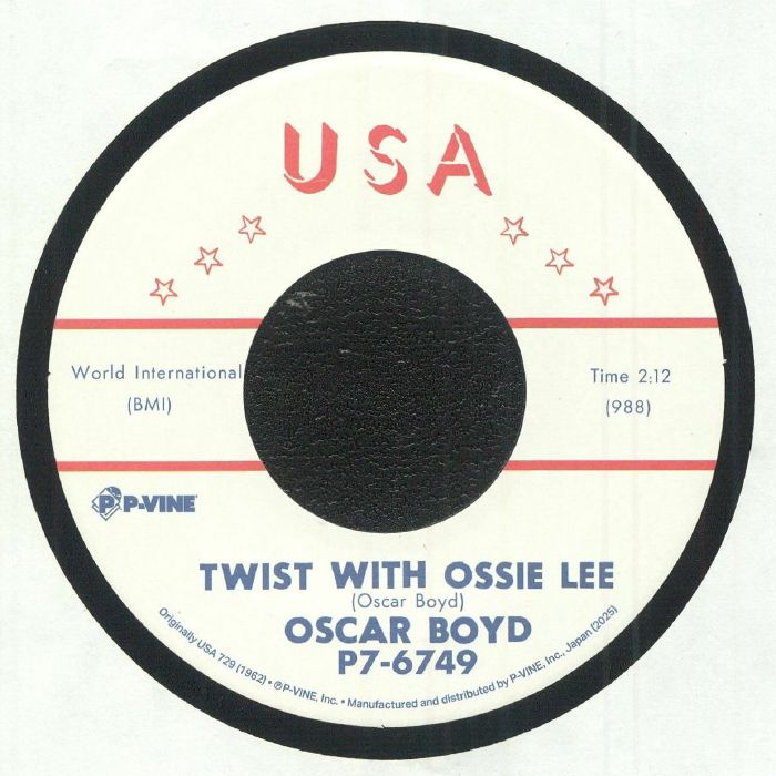 BOYD, Oscar - Twist With Ossie Lee (reissue) vinyl sleeve