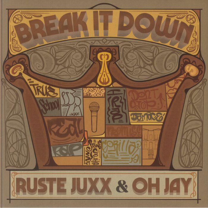 RUSTE JUXX/OH JAY - Break It Down vinyl sleeve