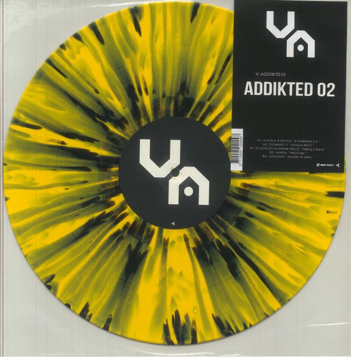 NOBA/STA'AN/DOMINIC V/DJ CHOON/SHANE WELLS/MASSA/HYPNOZIS - Addikted 02 vinyl sleeve