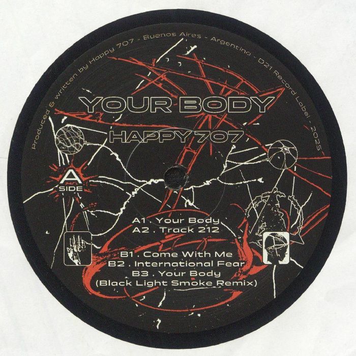 HAPPY707 - Your Body vinyl sleeve
