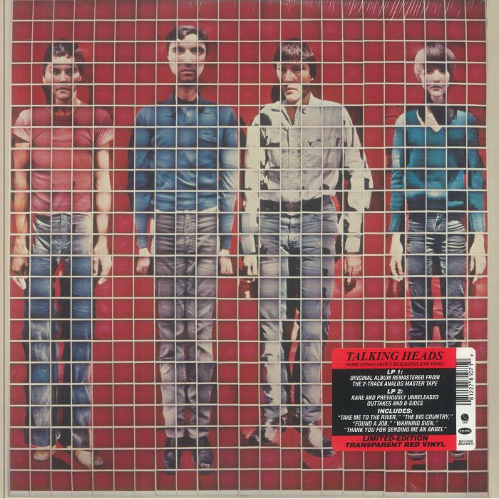TALKING HEADS - More Songs About Buildings & Food (remastered) vinyl sleeve