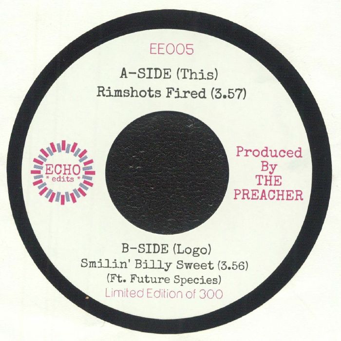PREACHER, The - Rimshots Fired vinyl sleeve