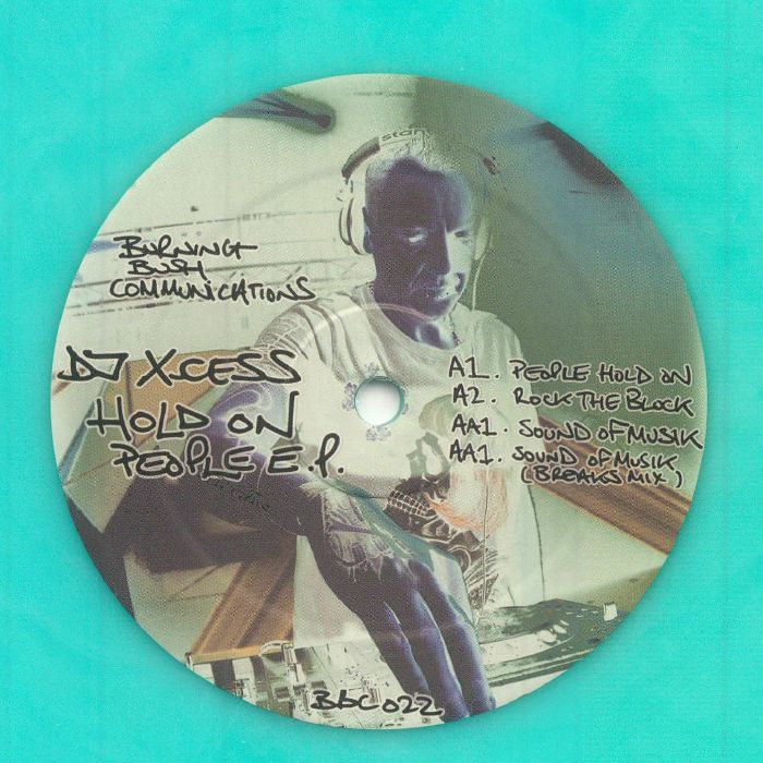 DJ X CESS - Hold On People EP vinyl sleeve