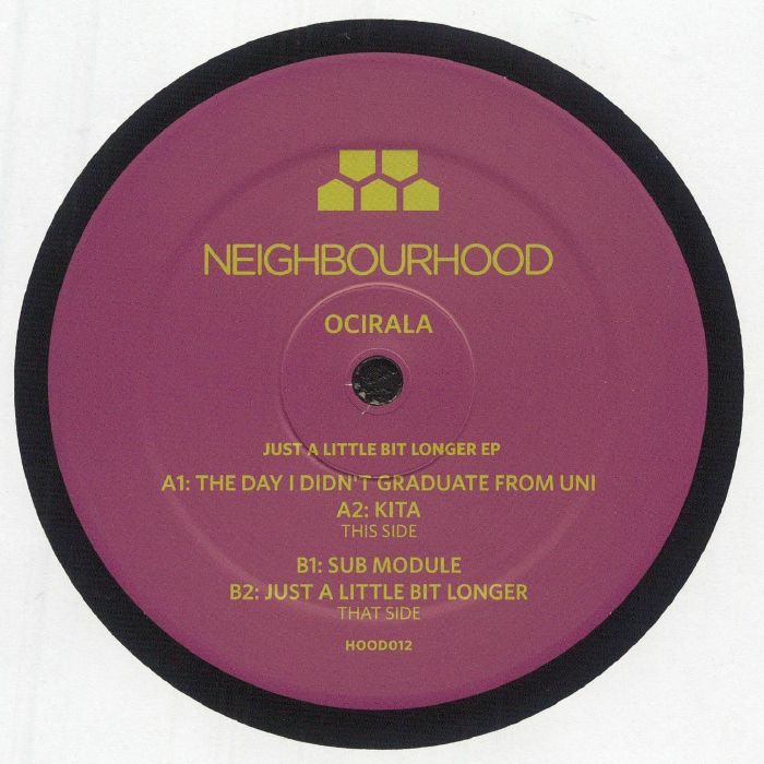 OCIRALA - Just A Little Bit Longer EP vinyl sleeve