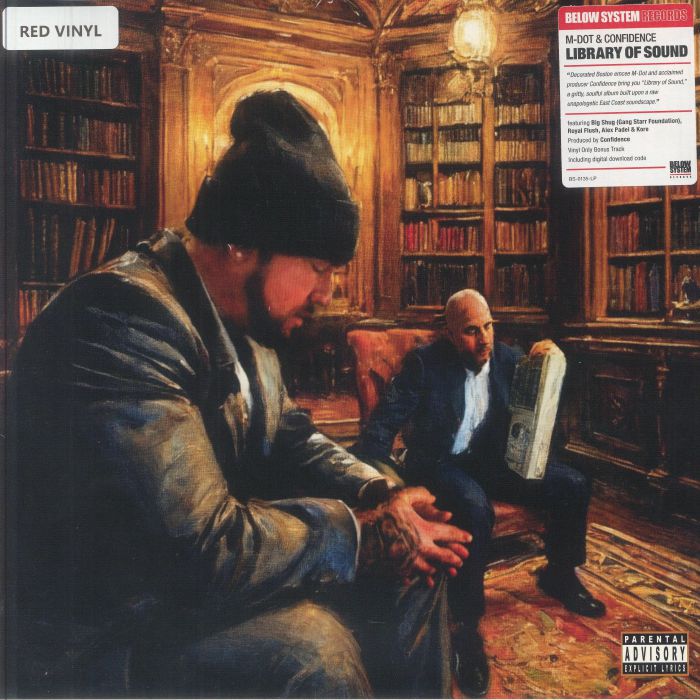 M DOT & CONFIDENCE - Library Of Sound vinyl sleeve