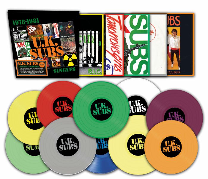 UK SUBS - 1978-1981 Singles vinyl sleeve