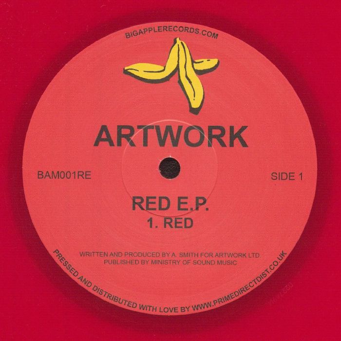 ARTWORK - Red EP (reissue) vinyl sleeve