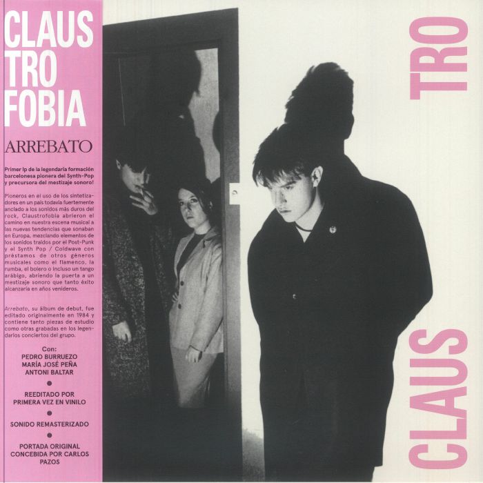 CLAUSTROFOBIA - Arrebato vinyl sleeve