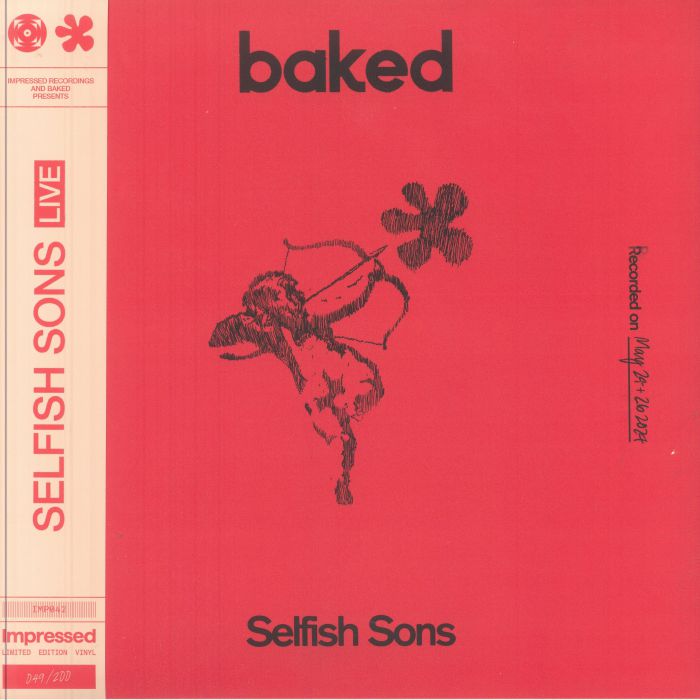 SELFISH SONS - Baked: Live At Kindred Studios vinyl sleeve