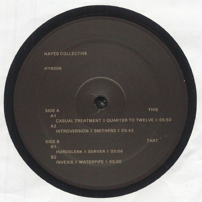 CASUAL TREATMENT/INTROVERSION/HURDSLENK/INVEXIS - HYS 006 vinyl sleeve