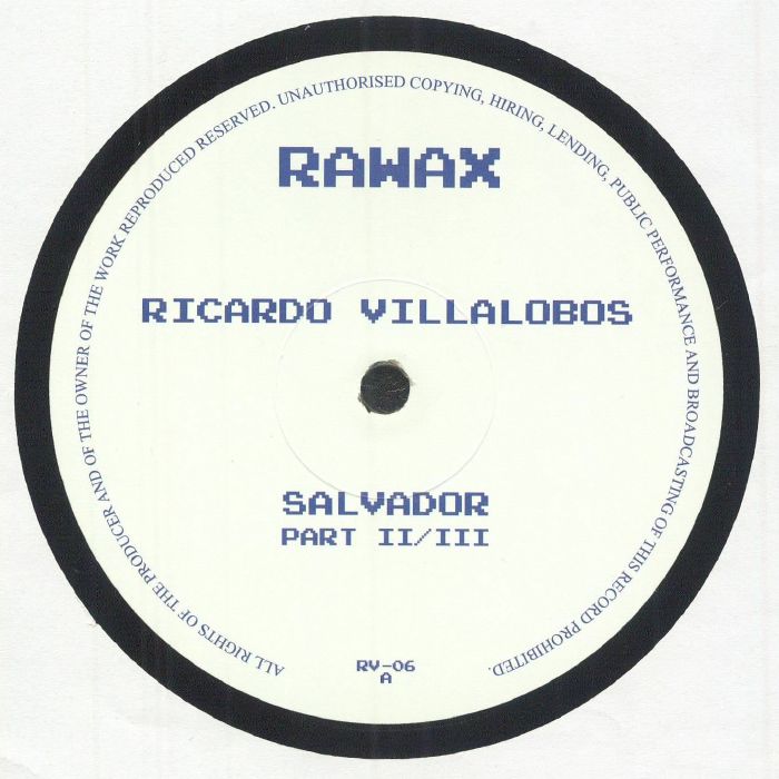 VILLALOBOS, Ricardo - Salvador Part 2/3 vinyl sleeve