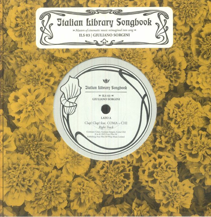 CLAP! CLAP!/GIULIANO SORGINI - Italian Library Songbook Vol 3 vinyl sleeve