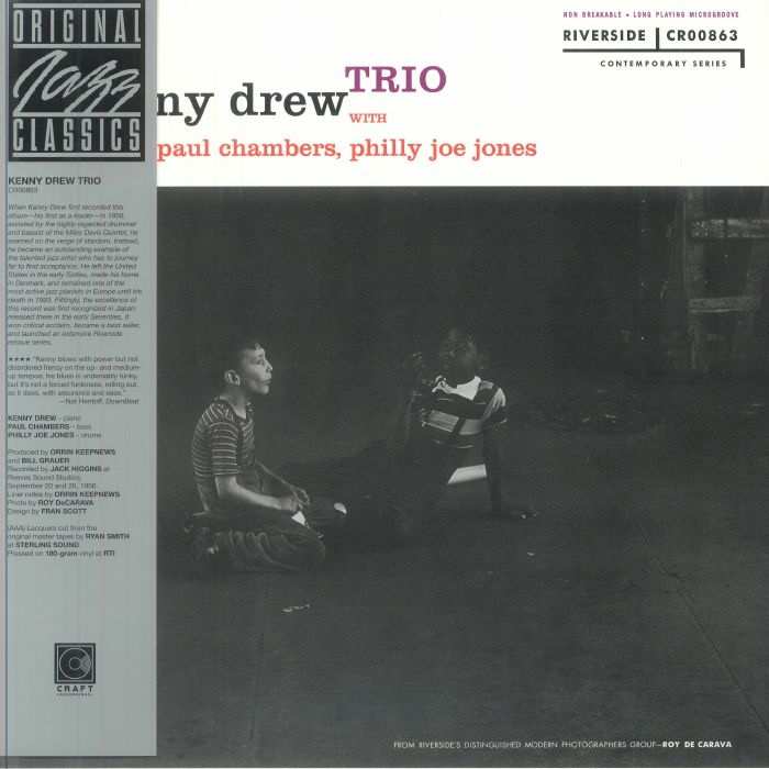 KENNY DREW TRIO - Kenny Drew Trio (Original Jazz Classics Series) vinyl sleeve