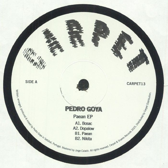 GOYA, Pedro - Paean EP vinyl sleeve