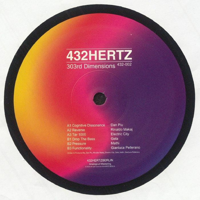 PIU, Dan/RINALDO MAKAJ/ELECTRIC CITY/GELA/MATHI/GIANLUCA PELLERANO - 303rd Dimensions vinyl sleeve