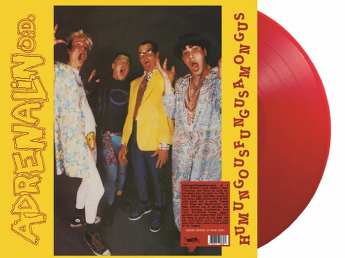 ADRENALIN OD - Humungousfungusamongus (reissue) vinyl sleeve
