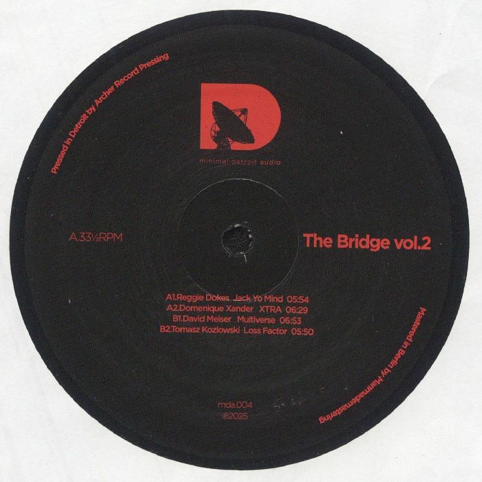 DOKES, Reggie/DOMENIQUE XANDER/DAVID MEISER/TOMASZ KOZLOWSKI - The Bridge Vol 2 vinyl sleeve