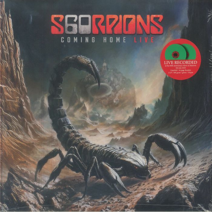 SCORPIONS - Coming Home Live vinyl sleeve