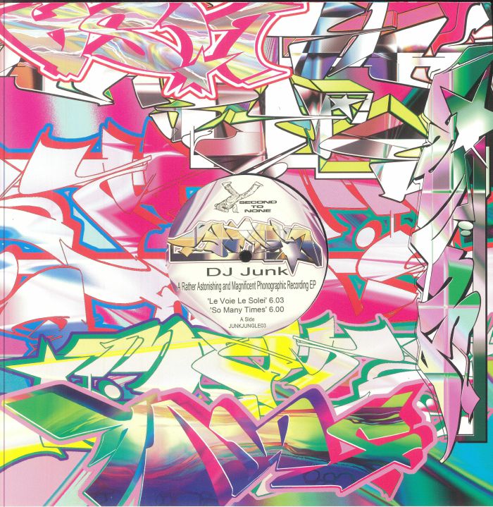 DJ JUNK - A Rather Astonishing & Magnificent Phonographic Recording EP vinyl sleeve