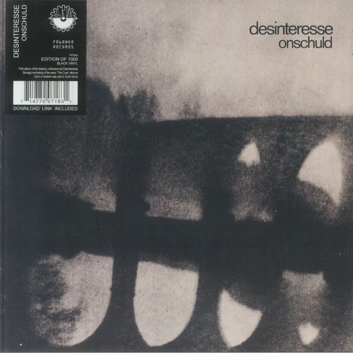 DESINTERESSE - Onschuld vinyl sleeve