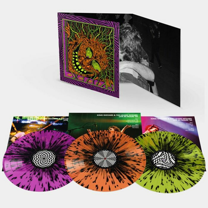 KING GIZZARD & THE LIZARD WIZARD - King Gizzard Live In Miami '24 vinyl sleeve