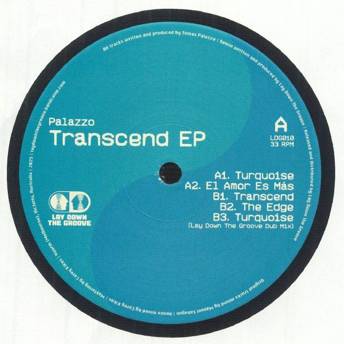 PALAZZO - Transcend EP vinyl sleeve