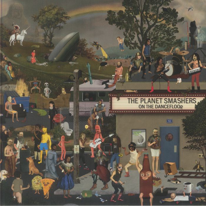 PLANET SMASHERS, The - On The Dancefloor vinyl sleeve