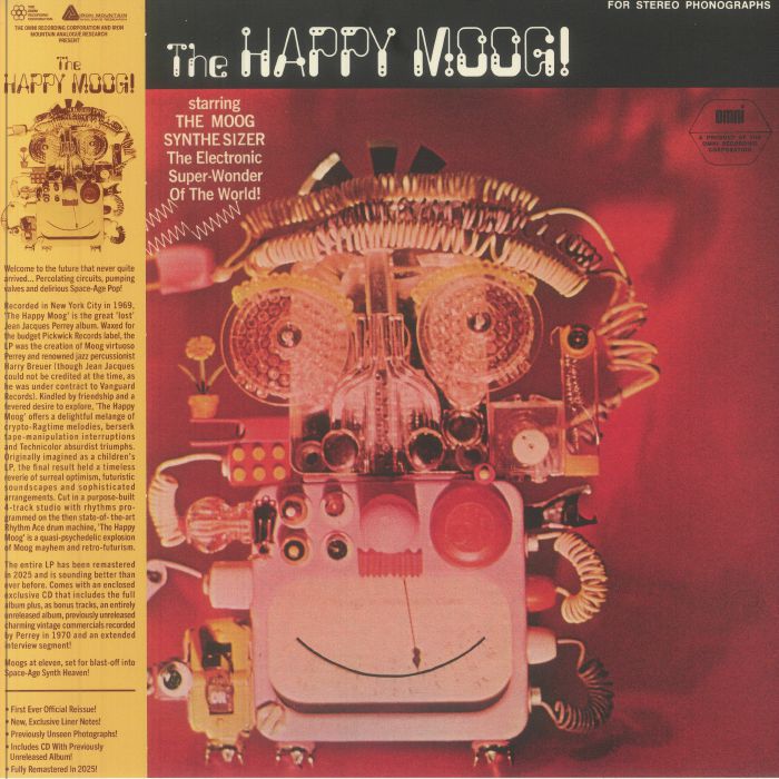 PERREY, Jean Jacques/HARRY BREUER - The Happy Moog vinyl sleeve