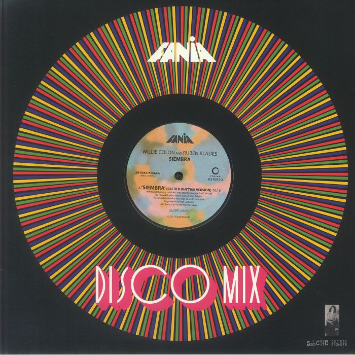 COLON, Willie/RUBEN BLADES - Siembra (Joe Claussell remix) vinyl sleeve