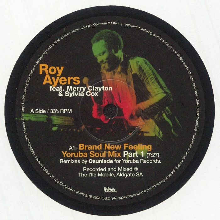 AYERS, Roy feat MERRY CLAYTON/SYLVIA COX - Brand New Feeling: Yoruba Soul Remixes vinyl sleeve